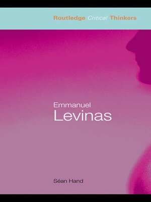 cover image of Emmanuel Levinas